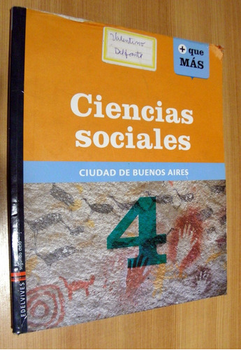 Ciencias Sociales 4 + Que Mas Caba - Ed Edelvives