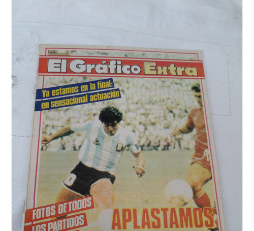 El Grafico Extra Nº 45 Argentina  Belgica Maradona