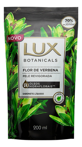 Sabonete líquido Lux Botanicals Flor de Verbena em líquido 200 ml