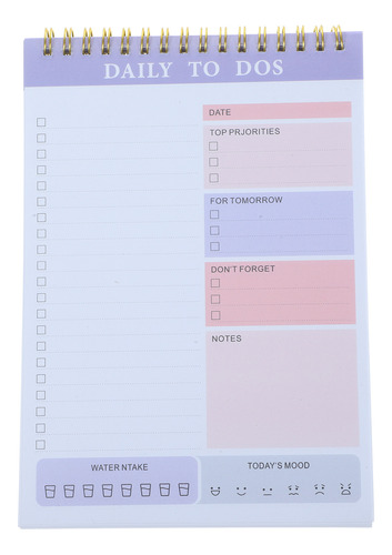 Bloc De Notas Con Horario Diario, Cuaderno De Horarios De Do