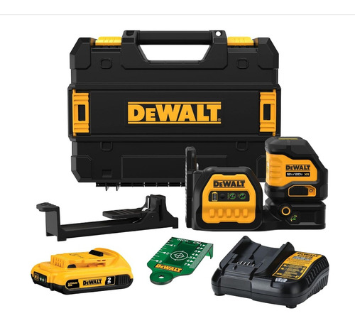 Nivel Laser Dewalt Linea Cruzada+ Batería+ Cargador+ Maleta