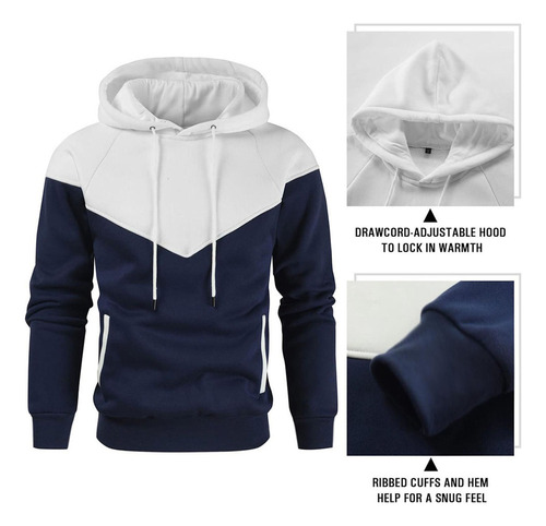 Sudadera Deportiva Con Capucha For Hombre, Casual