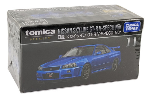 Tomica Premium 11 Nissan Skyline Gt-r V-spec Ii Nür 1/62