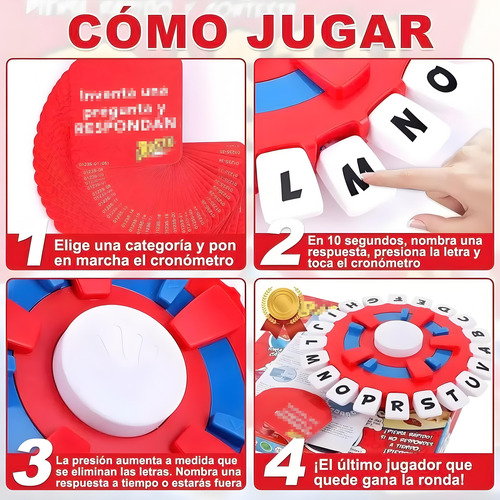 Basta Piensa Rapido - Juegos De Mesa Español Para La Fiesta
