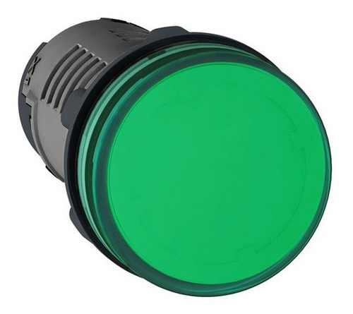Luz Piloto, Plástico, Verde, Ø 22 Mm, Led Integrado, 24v Ac