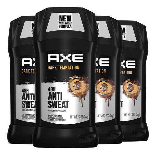 Axe Antiperspirant Stick For Men, Dark Temptation 2.7 Oz, 4