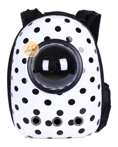 Mochila Transparente Gato Perro Caniche Toy Yorki Siames