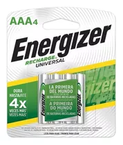 Comprar Pila Energizer Recharge Universal Aaa X 4und