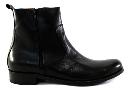 Bota Hombre Cuero Diseño Espurio3 By Ghilardi