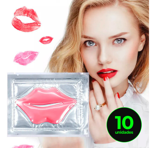 10 Mascaras Gel Hidratante Labial Com Colágeno Boca