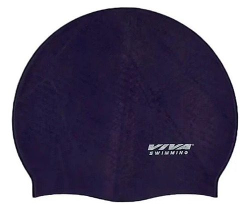 Gorro Natacion Viva Sport Silicona Cap Long Hair Purpura