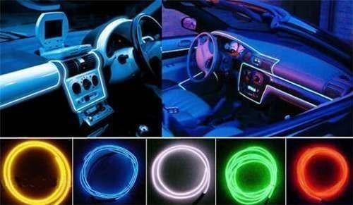 Led Para Tablero De Auto- Hilo Neón 2, 3 Y 5 Mts