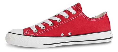 Imagen 4 de 8 de Tenis Discovery Bajo Rojo Unisex Croydon
