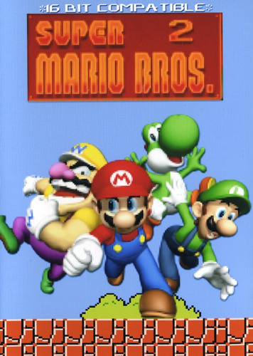 Cartucho Juego Sega Genesis 16 Bit Super Mario Bros. 2 Envío