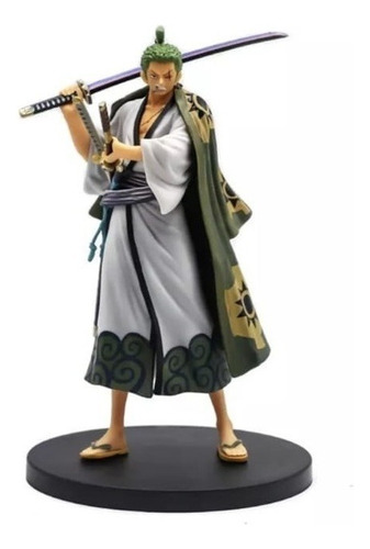 Boneco Roronoa Zoro Action Figure Anime One Piece Grandline