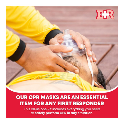 El Kit Combinado De Máscara De Cpr De Primeros Auxilios De 2