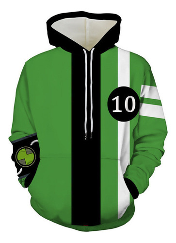 Sudadera Con Capucha De Moda De Anime Ben 10 Sudadera