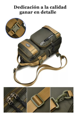 Bolso De Mano For Hombre, Bandolera Lateral Con Cuello Al A