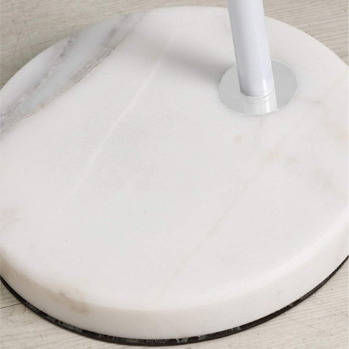 Imagen 3 de 8 de Lámpara De Piso Cuello De Cisne Modelo Arc Color De La Pantalla Blanco