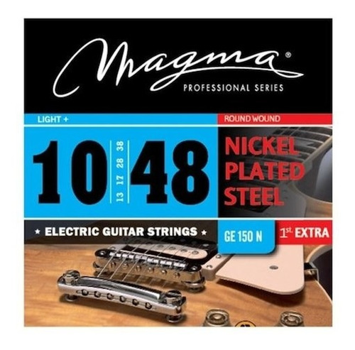 Encordado Guitarra Eléctrica 010-048 Magma Cuerdas Nickel