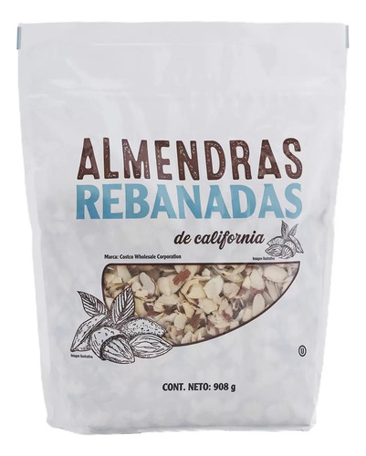 Almendras Rebanadas De California Kirkland Signature 908 Grs