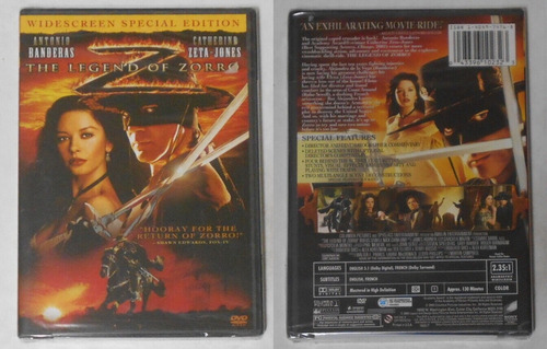 La Leyenda Del Zorro Pelicula Dvd Original