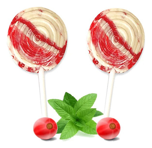 Miguelito Paleta Raqueta De Menta 160 Piezas