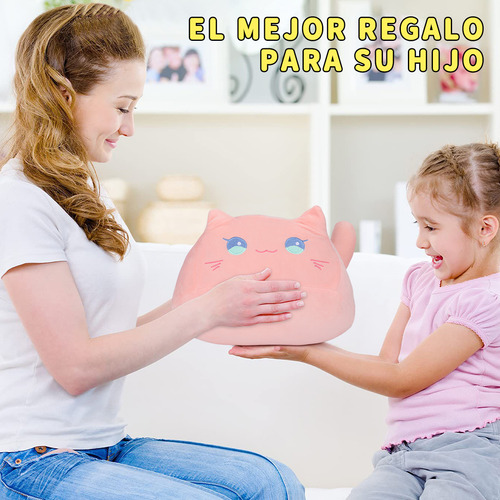 Cojín De Gato De Peluche Warmie- Para Bebés Y Niños, 2 Pzs.
