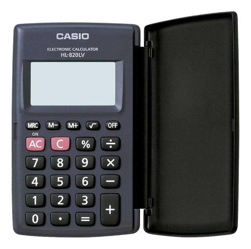 Calculadora Portátil Casio 8 Dígitos Hl-820lv-bk Preto