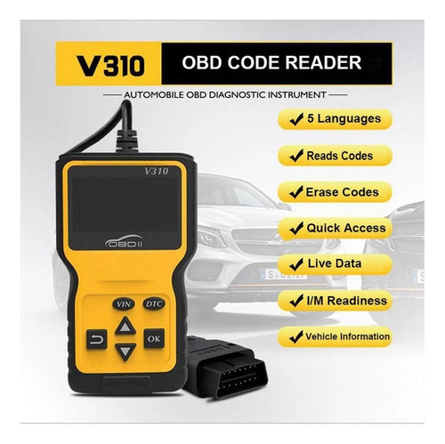 Shaoke Escáner De Diagnóstico De Automóvil Automotriz Obd2