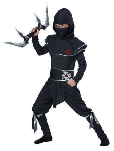 Disfraz Para Niño Guerrero Ninja Talla S Halloween