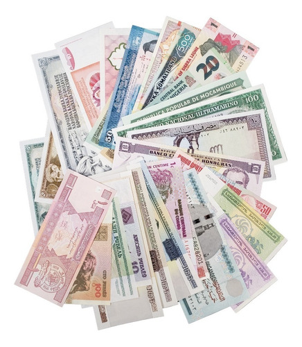 Lote 32 Billetes Georgia Mozambique Egipto Y Otros Países