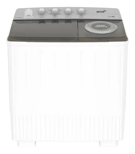 Lavadora Semi-automática Acros De 19 Kg Con Doble Tina Y Maxspindry Blanco