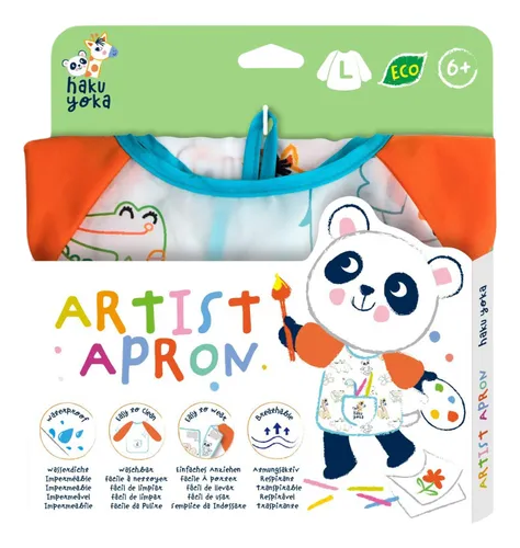 Delantal De Artista Para Niños Haku Yoka Pintorcito