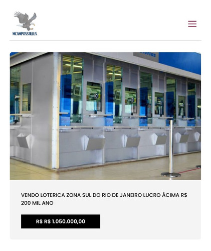 Casa Lotérica,  Loterias,  Loteria,  Lucro R$ 150.000,00 Ano