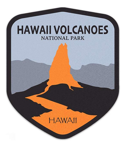  Pegatina Del Parque Nacional De Volcanes De Hawái (3â...