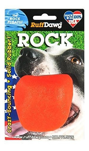 Ruff Dawg Rock Dog Toy, Varios Colores De Neón