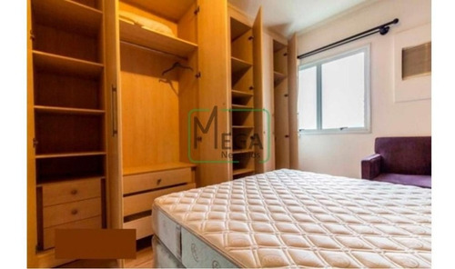 Imagem 2 de 8 de Flat Decorado Com 1 Quarto À Venda No Quality Alphaville - 1636_gr - 70993507