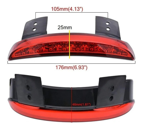 Stop Trasero Harley Davidson Sportster Led En Pem Motos