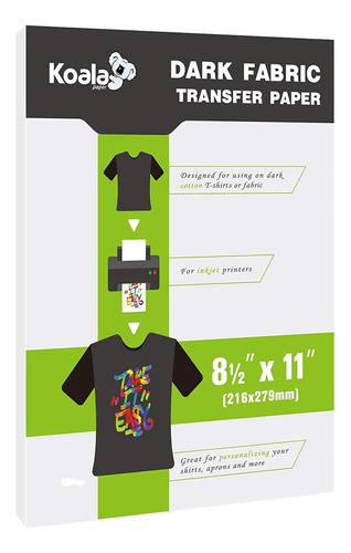 Papel De Transferencia De Calor Koala Camisetas 10 Hoja...