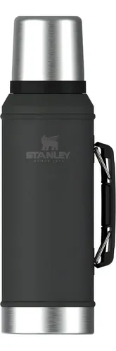 Termo Stanley Negro de 1 Litro Tapón Cebador