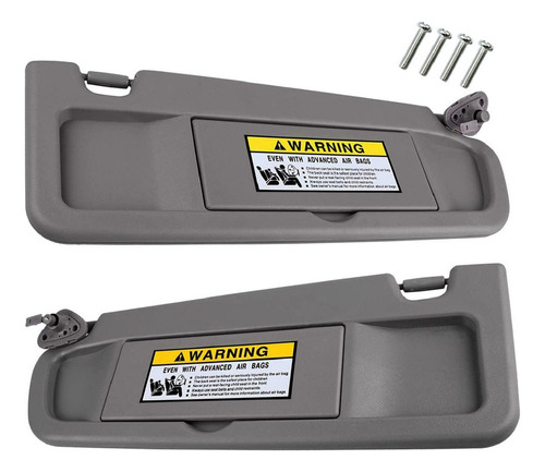 Par De Parasoles Atlas Gris Para Honda Civic 2006-2011