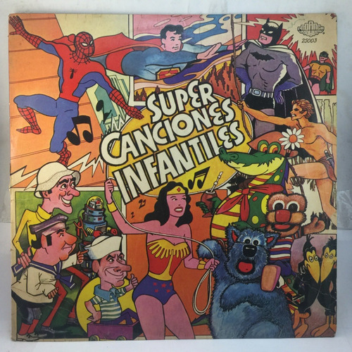 Super Canciones Infantiles - Piluso - Margarito - Vinilo Lp