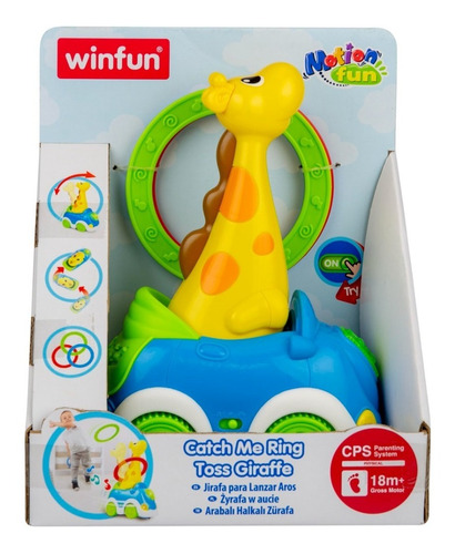 Juego Jirafa Atrapa Anillos Con Sonido Winfun 1001