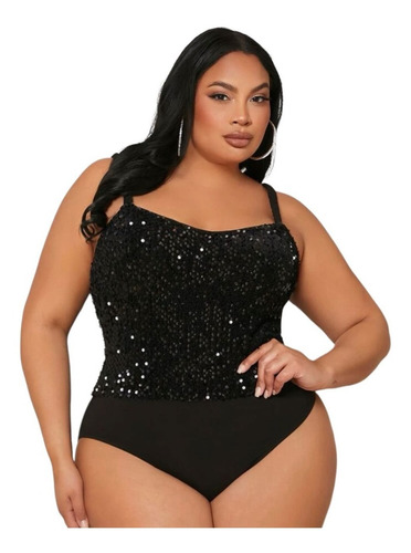 Body Con Lentejuela Plus Size Talla Extra