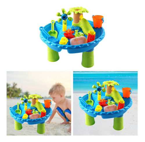 J 22 Piezas Mesa De Agua De Arena 4 En 1, Mesas De Juegos