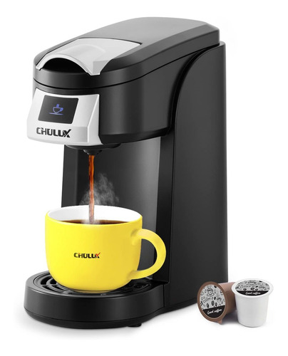 Chulux Upgrade Single Serve Coffee Maker, 12oz Fast Brewing