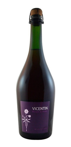 Champagne Vicentín Espumante Rosado De Malbec X750cc