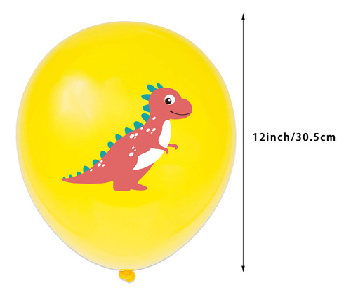 Kit Fiesta Decoración Globos Cumpleaños Dinosaurios 50pcs