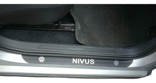 Cubrezòcalos Personalizados Vinilo Carbono Volkswagen Nivus